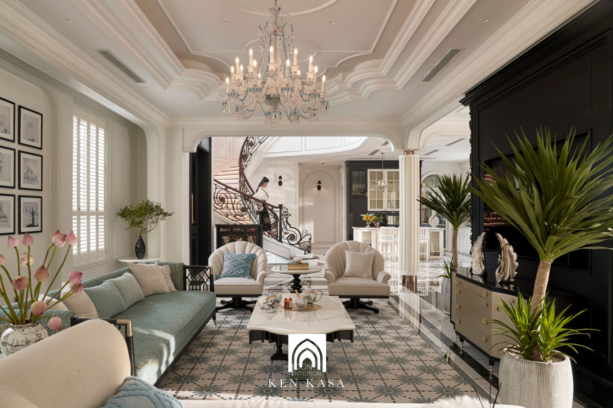 Mẫu thiết kế kh&aacute;ch sạn t&acirc;n cổ điển đẹp phong c&aacute;ch Indochine (Đ&ocirc;ng Dương)